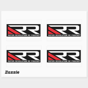 Conjunto de 4 adesivos RC de Revolução de Rotação