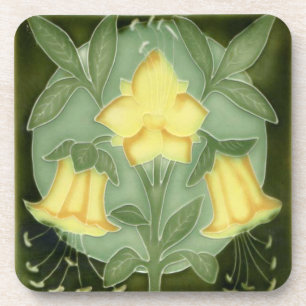 Conjunto de 6 Porta-copos Art Nouveau