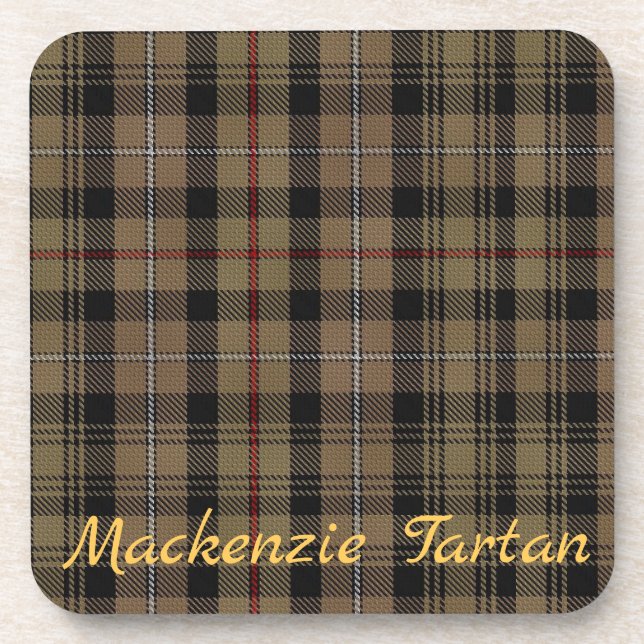 Conjunto de 6 Porta-Copos de Xadrez Mackenzie Pres (Frente)