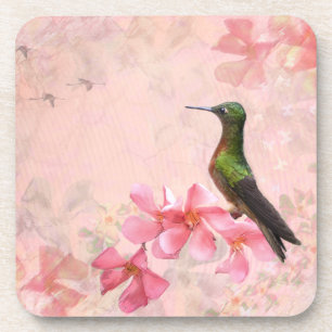 Conjunto de 6 Porta-Copos Primavera Rosa