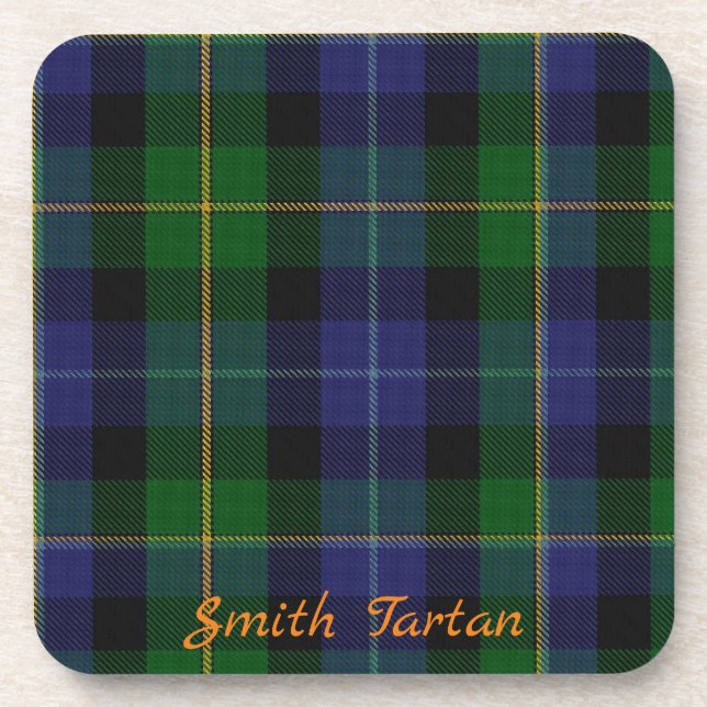 Conjunto de 6 Porta-Copos Smith Tartan Presente de (Frente)