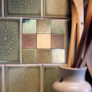 Conjunto de 9 Decorações de Parede em Tom de Terra
