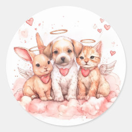 Conjunto de Adesivos Baby Cupid Trio | Aquarela Fo