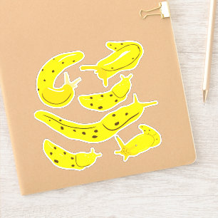 Conjunto de Adesivos Banana Amarelo-claro