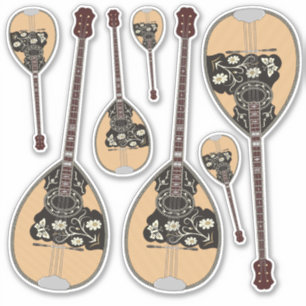 Conjunto de Adesivos Bouzouki