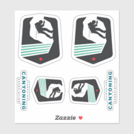 Conjunto de Adesivos da Associação Canadense de Ca