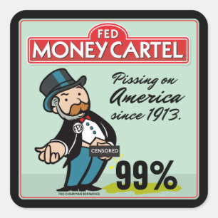Conjunto de Adesivos da Reserva Federal Anti-Feder
