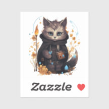 Conjunto de Adesivos de Gatos Perfeito para Presen