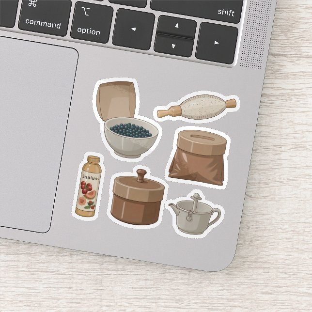 Conjunto de Adesivos Despensa Rústica (Detalhe)