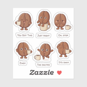 Conjunto de Adesivos Diários de Humor do Personage