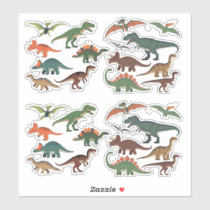 Conjunto de Adesivos Dinossauros