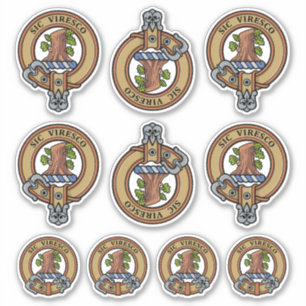 Conjunto de Adesivos do Brasão do Clã Christie