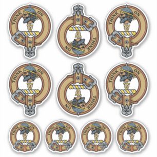 Conjunto de Adesivos do Brasão do Clã MacLellan