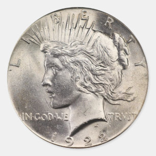 Conjunto de Adesivos do Dólar de Paz