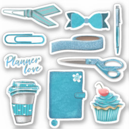 Conjunto de adesivos do Planner love volume 1