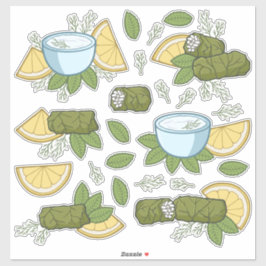 Conjunto de adesivos Dolmadakia