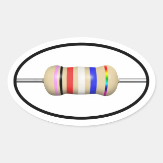 conjunto de adesivos elipse resistentes de 4