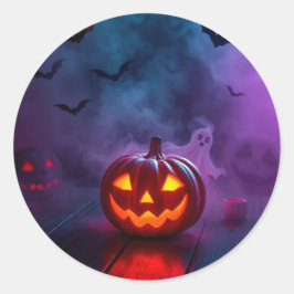 Conjunto de adesivos épicos de Halloween Fantasmas