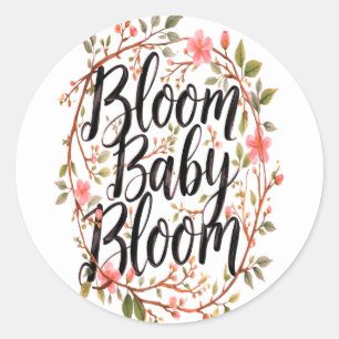 Conjunto de Adesivos Florais Rosa & Joaninha