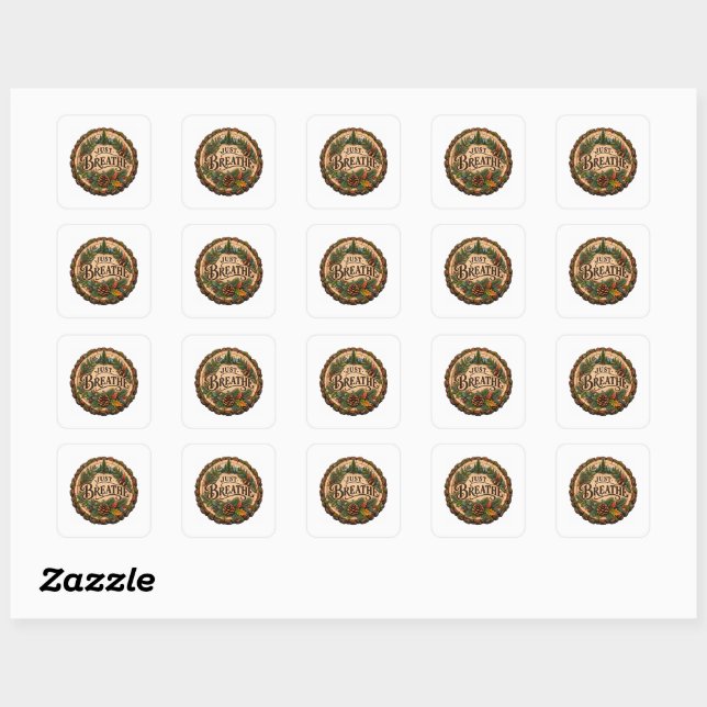 Conjunto de Adesivos Floresta & Natureza Just Brea (Folha)