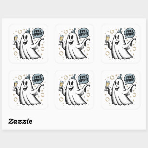 Conjunto de Adesivos Ghost Square Spirit