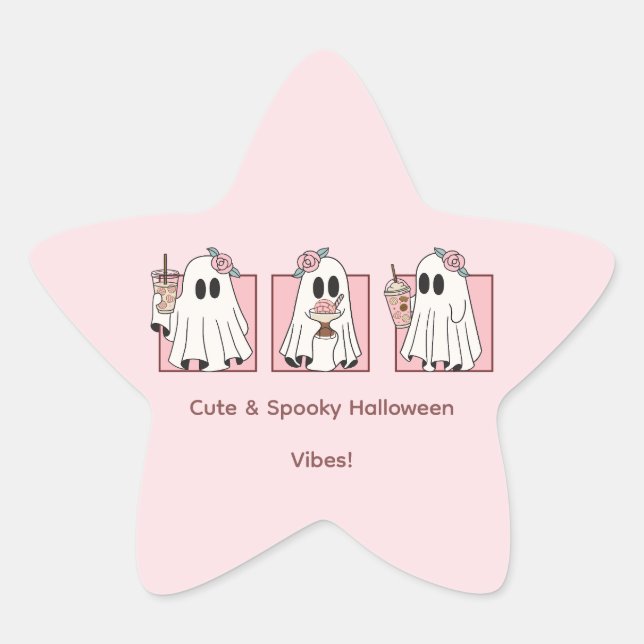 Conjunto de Adesivos Kawaii de Halloween – Diversã (Frente)