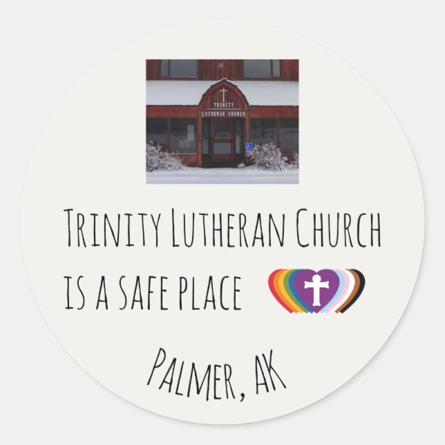 Conjunto de Adesivos Trinity Safe Place (Frente)