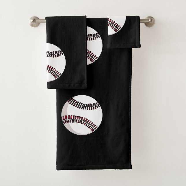 Conjunto de Bandeja de Banheiro de Baseball. (Insitu)