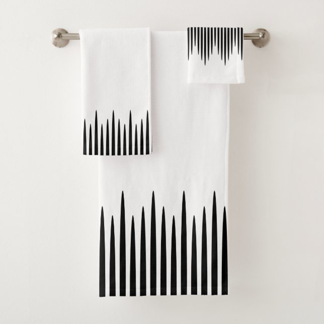 Conjunto de Bandejas de Linhas Pretas Brancas Irre (Insitu)