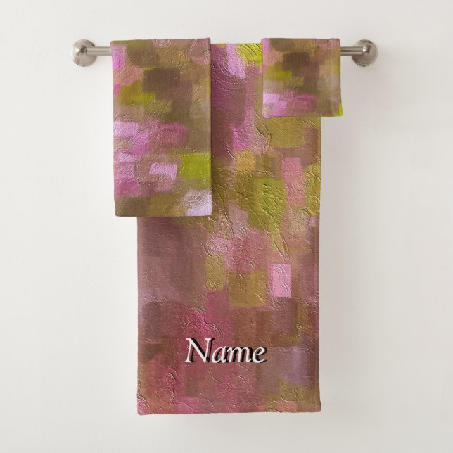 Conjunto de Banheiras de Pinks Abstrato de primave (Insitu)