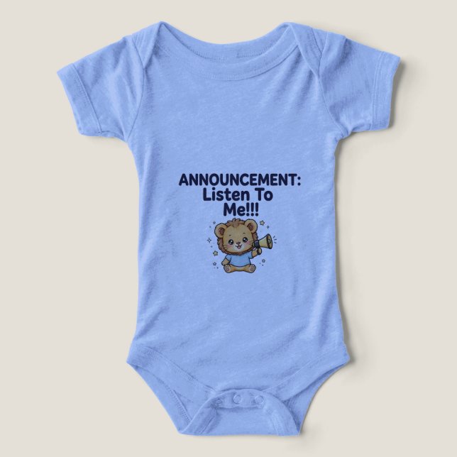 Conjunto de Bebê Urso Fofo Anúncio  (Design frontal)