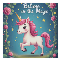 Conjunto de Berçário de Menina: Arte de Parede de 