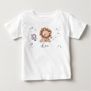 Conjunto de Bodysuit e Camiseta para Bebê Leão do