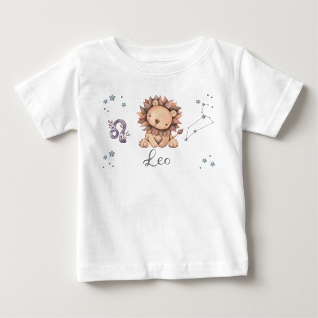 Conjunto de Bodysuit e Camiseta para Bebê Leão do  (Frente)