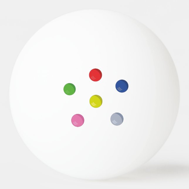 Conjunto de bolas coloridas (Frente)