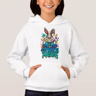 🌈🐻 Conjunto de camiseta e capuz acolchoado para