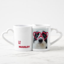 Amor Personalizado Nome do Amante de Cachorro