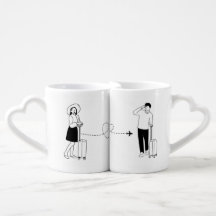 Amore Viagem Tazze por Coppia