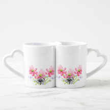 Lovers' mug  : Wild Flowers