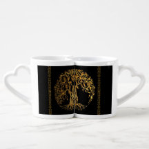 Mehndi Tree of Life (Dourado) (Henna)