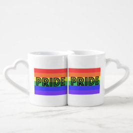 Conjunto De Caneca De Café Rainbow Pride