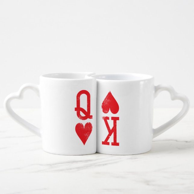 Conjunto De Caneca De Café Xadrez Rei Branco e Rainha de Café Conjunto