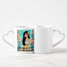 Uma doce expressão de amor em uma taça