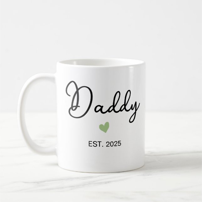 Conjunto de Canecas Mamãe Papai • Caneca Novos Pai (Esquerda)