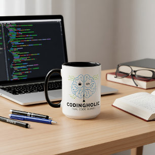 Conjunto de Canecas para Dupla de Programadores e