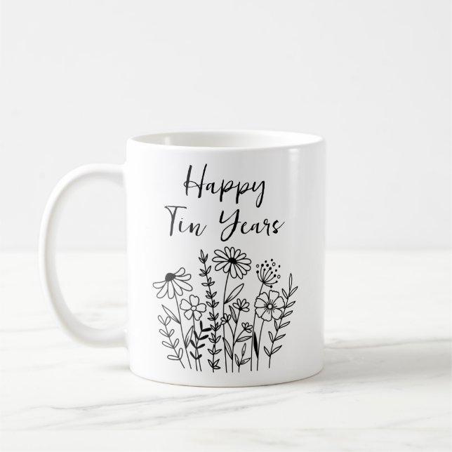 Conjunto de Canecas Personalizadas de Aniversário  (Esquerda)