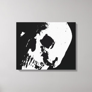 Conjunto de Canvas com Pop de Caveira Envolvido 2