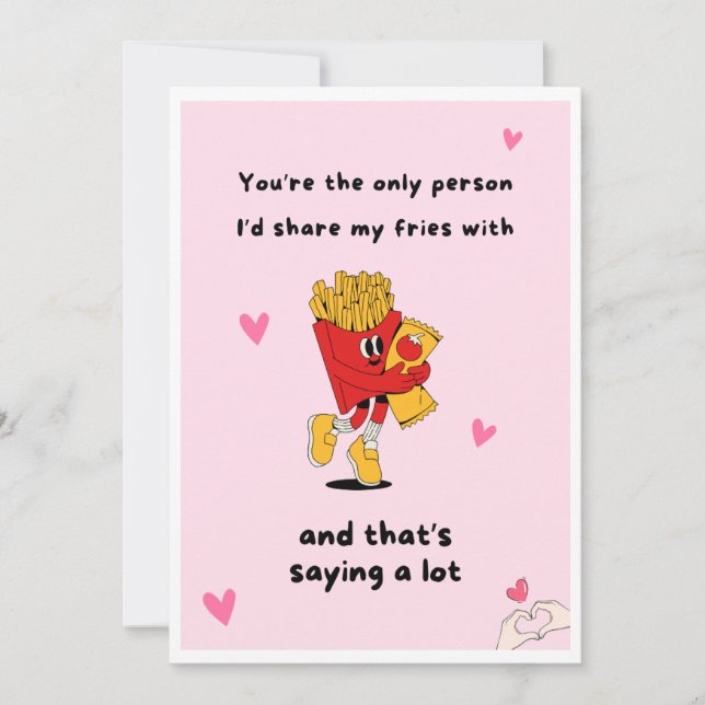 Conjunto de Cartão de Saudação Foodie Engraçado (Frente)