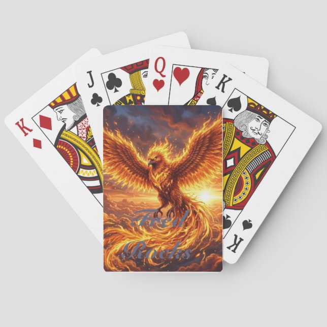 conjunto de cartas de baralho personalizadas Phoen (Verso)