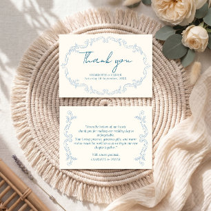 Conjunto de Cartões de Agradecimento de Casamento